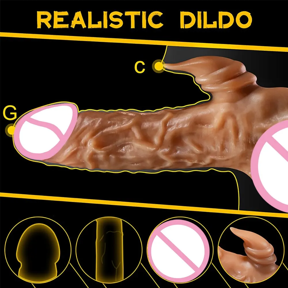 Realistic Dildo Vibrator For Women Thrusting G Spot Stimulation