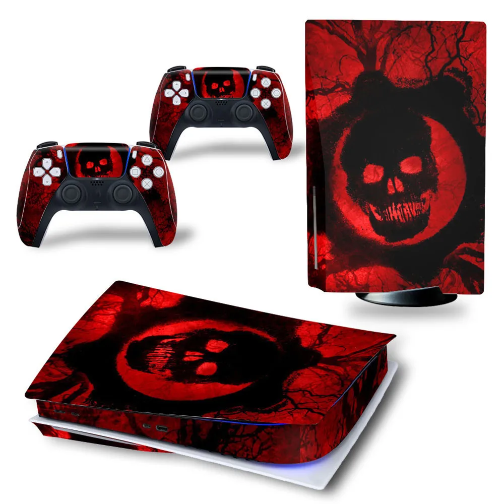Set Completo Skin Compatibile Con Ps5 Console Controller Disc Edition, Adesivi Decalcomanie In Vinile Per Ps5 Console Disc Edition