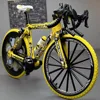 1:8 Scale Off-road Mountain Bike Model Miniature Toys Alloy Diecast Shock Absorption Doodle Road Racing Bicycles Kids Gifts 1