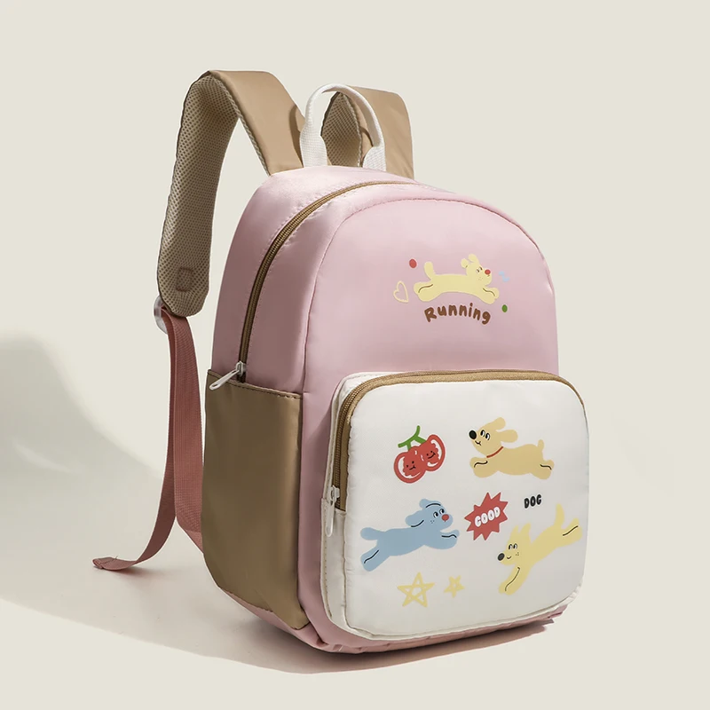 thumbnail image 1 of JIOMAY-Bolso escolar de gran capacidad con dibujos animados para niñas, mochila para hornear con forma de cachorro, bolsa de viaje, bolsa de almacenamiento, bolsos para mujer para volver a la escuela, 1 of 5