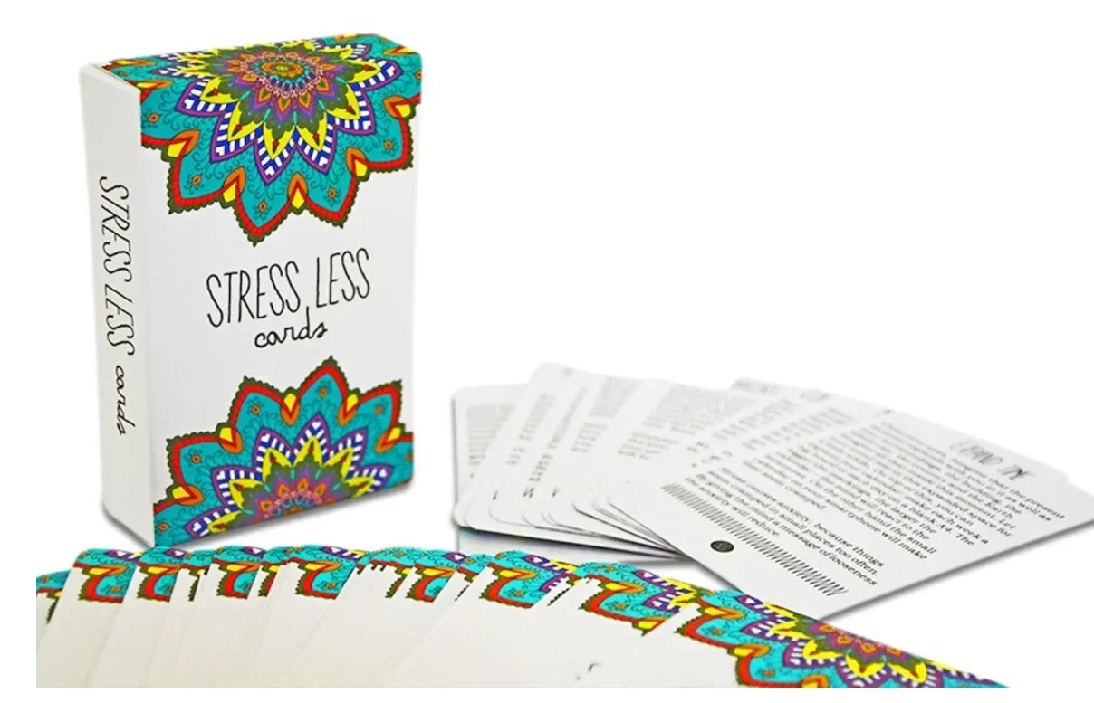 Sunny Present Stress Less Cards -Helps Relieve Stress and Anxiety Christmas Halloween Thanksgiving gifts