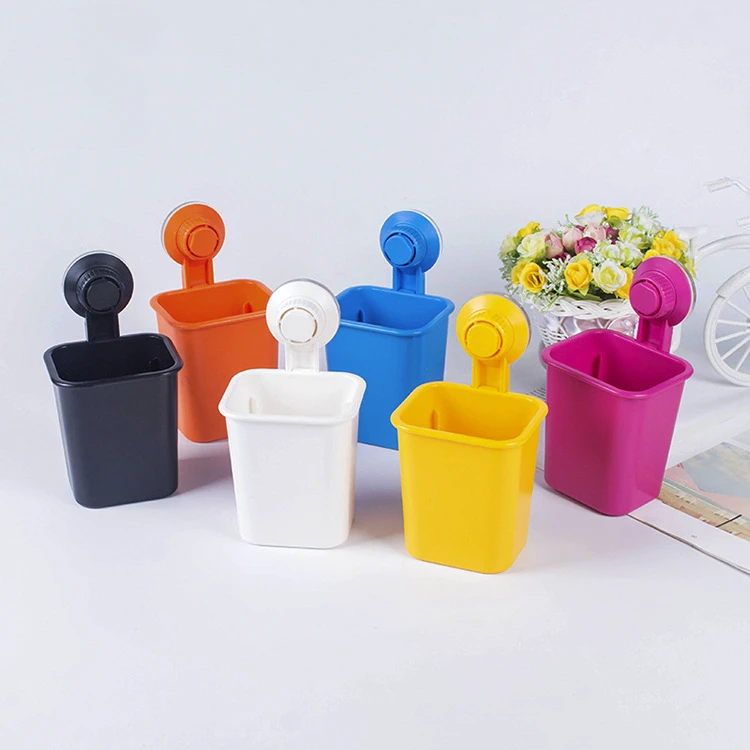 No punching Toothbrush Holder Wall Kitchen Toothpaste Organizer Household Organization Tooth Brush Box