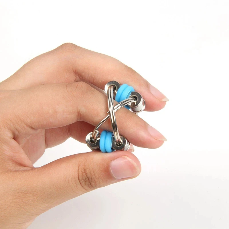 Flippy Bike Chain Fidget ADHD Stress Relief Toy Anxiety Reliever Adult Children Decompression Juguetes Sensorial Autismo 5