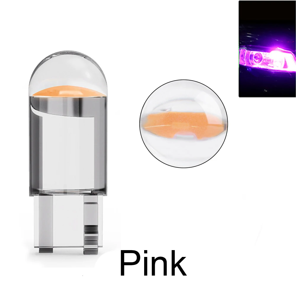 ตัวเลือกสินค้า หลอดไฟ LED รถยนต์ COB T10 สีขาว น้ำเงิน แดง สำหรับไฟส่องป้ายทะเบียน