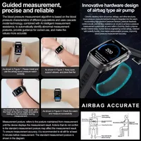 2026 New Upgrade AI Diagnostic  Airbag  Precise Blood Pressure Health SmartWatch Uric Acid ECG Blood lipids Smartwatch Men Women 2