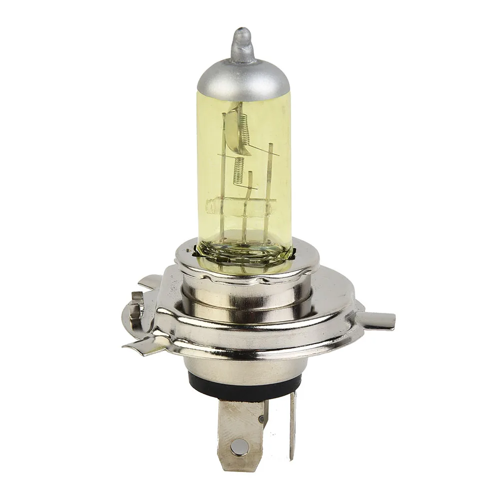 

Водонепроницаемые Автомобильные фары, желтые ксеноновые фары 6A 12V 2x H4 55W 5000K, газовые галогенные Полезные Горячие 2018 прочные