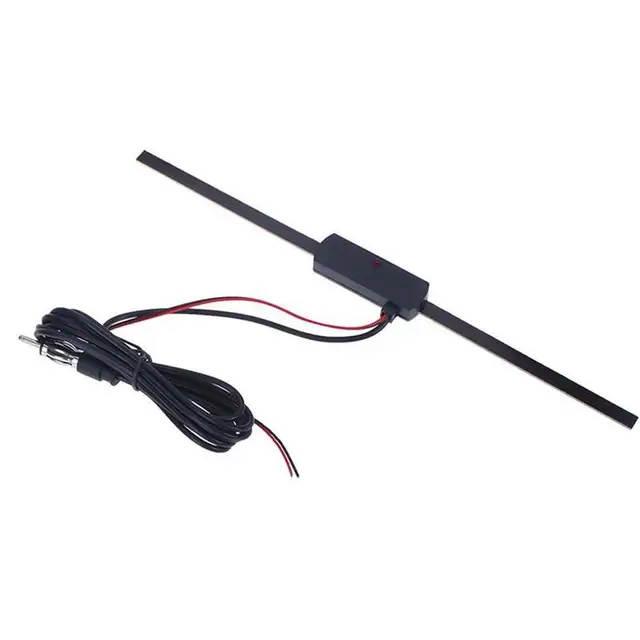 Antena electrónica de Radio para coche, amplificador de señal para  parabrisas delantero, AM, FM, 12V, Universal, 5/3m - AliExpress