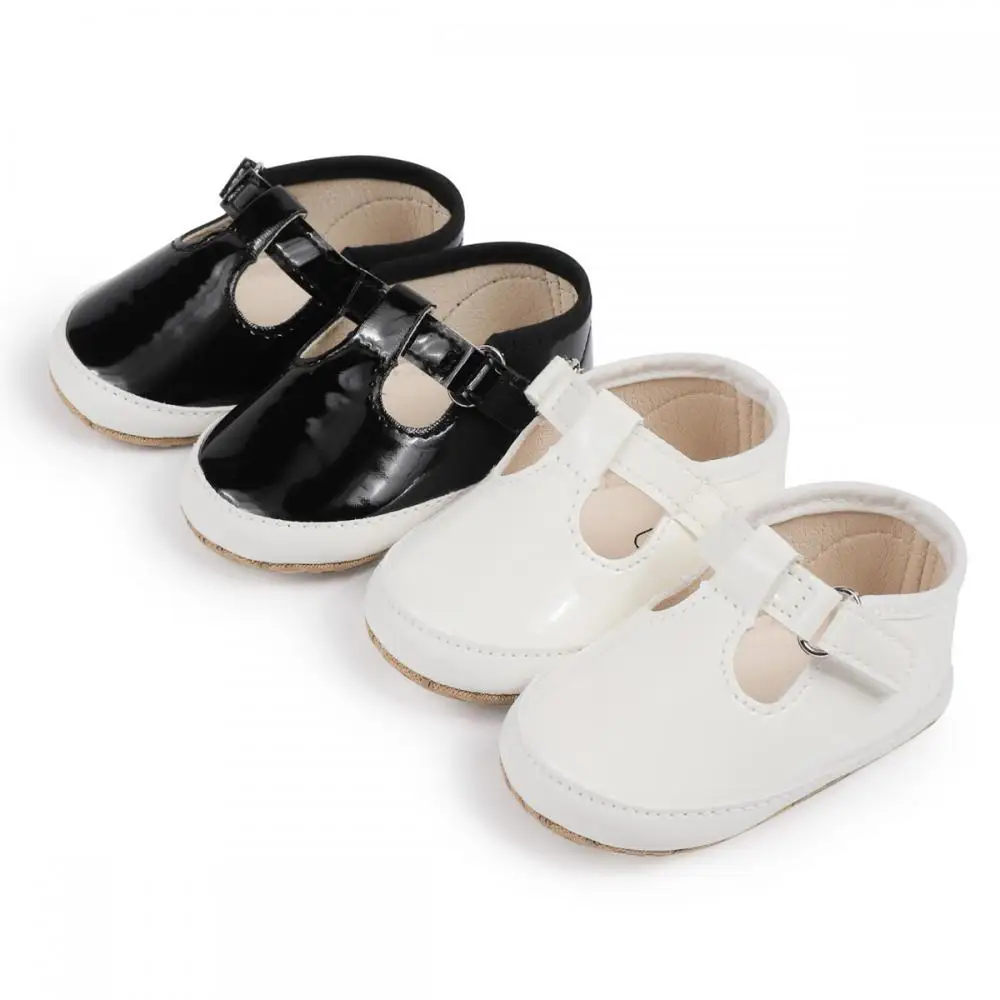 Spring Autumn New Female Baby Toddler Shoes Newborn First Day Pu princess Shoe Baby Soft Anti-Slip Cotton Shoes Bottom Flat Sole