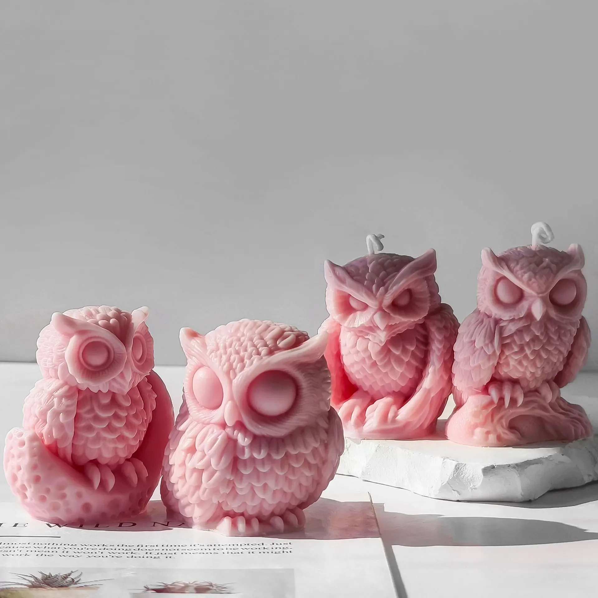 Cute Owl Silicone Mold 3