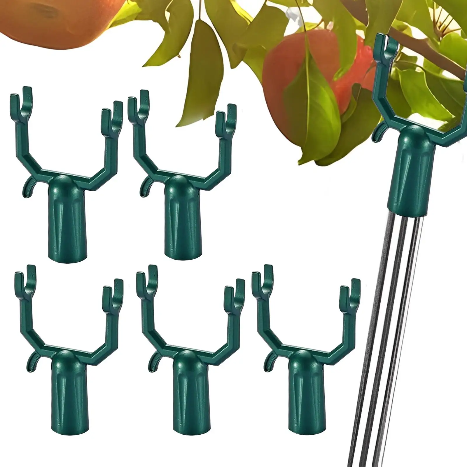 5pcs Branch Support Metal Tree Cane Reusable Tree Straightening Device Support Branch Extender Vegetable Fruit Tree Pole Anchor