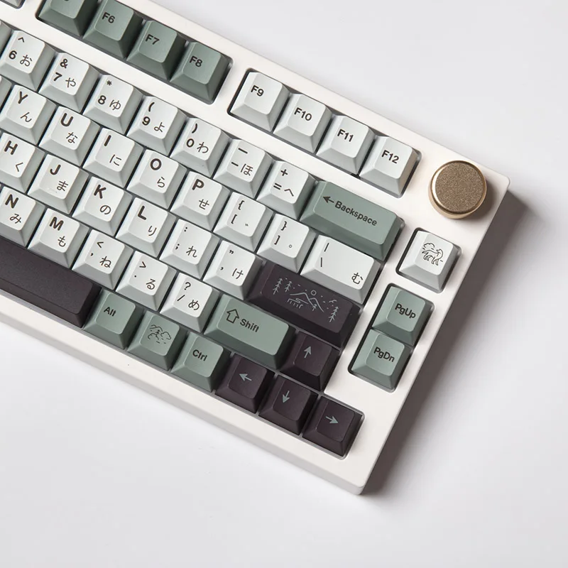 Chaves Gmk Clone Novembro Nevoeiro Keycaps Pbt Cherry Perfil Keycap para mx Switch Teclado Mecânico Dye-sub Tampas de Chave Japonesas 141