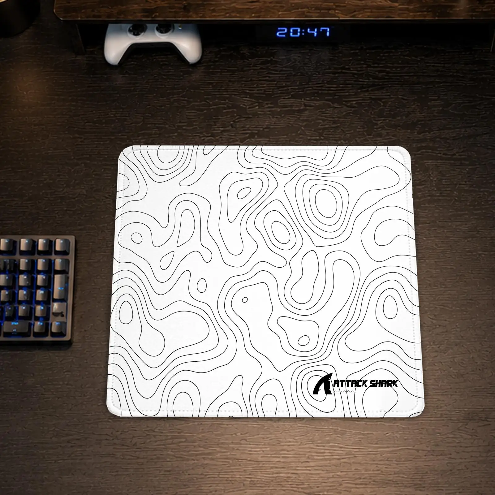 Cartoon Shark Mouse Pad - Small Rubber Mouse Pad for Desktop and Office Use