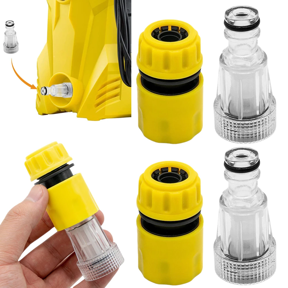 Water Connector Filter Accessories Car Washer Adapter Pressure Washer Filters Nets Hose Pipe Fitting Nozzle Garden Machinery car washer electric pressure washer