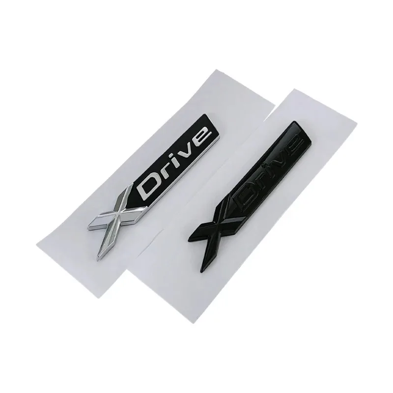 3D ABS Car Rear Trunk Emblem Badge Nameplate Xdrive Sticker For BMW Xdrive 328i 320d 320i 530d 525d E60 F10 G20 Accessories 3d stickers
