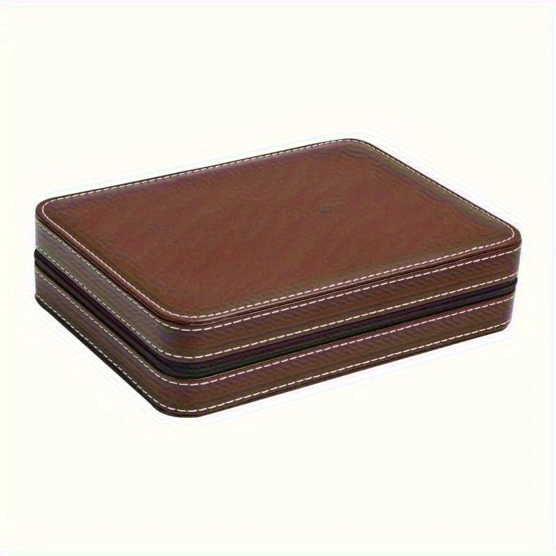 Concise Design New Travel Portable Watch Bag European Leather Watch Storage Box Minimalist Watch Collection Box Watch Box