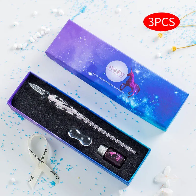 

Portable Color Ink Pen The Pen Is Crystal Clear And Cool To The Touch Great Idea As A Birthday Gifts