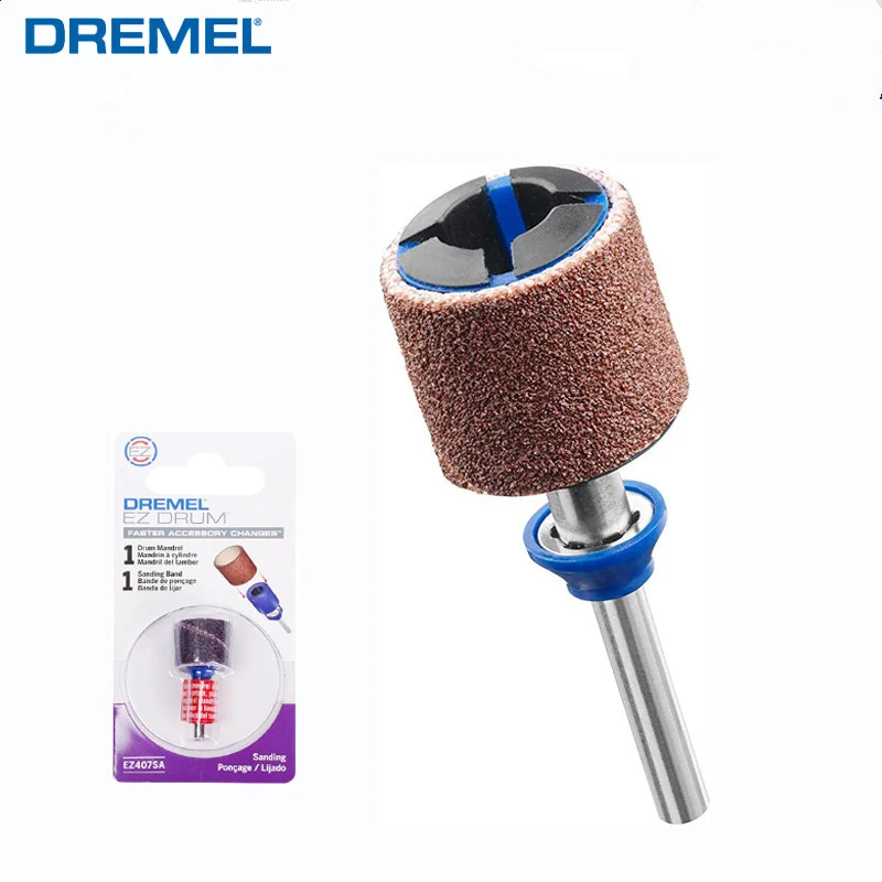 

Dremel Sanding Drum Polishing RotaryGrinding Wheels Tool Drum Sanding Band Mandrel Grinders Compatible1/2Inch Rotary Accessories
