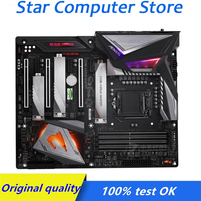 Материнская плата DDR4 для ПК Gigabyte GA Z390 AORUS MASTER LGA 1151 USB3.0 SATA3 M.2 SSD |