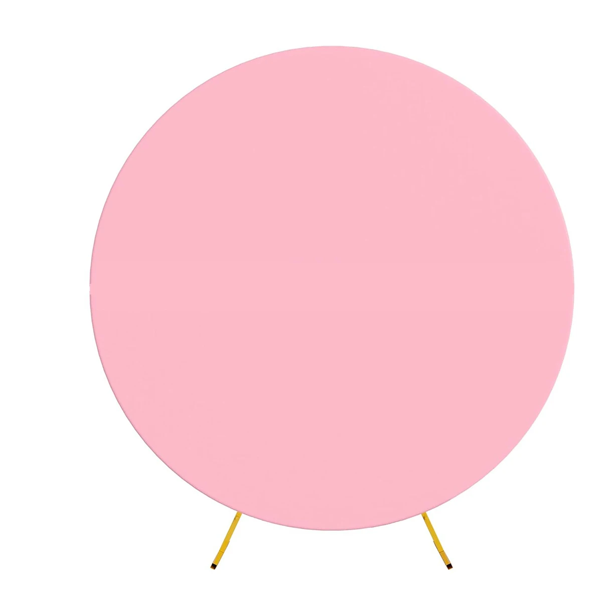 Elegant Round Backdrop Cover for Events – Versatile Elastic Photo Background Decor (Without Stand)