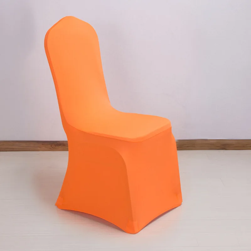 Elegant Red and White Elastic Chair Cover