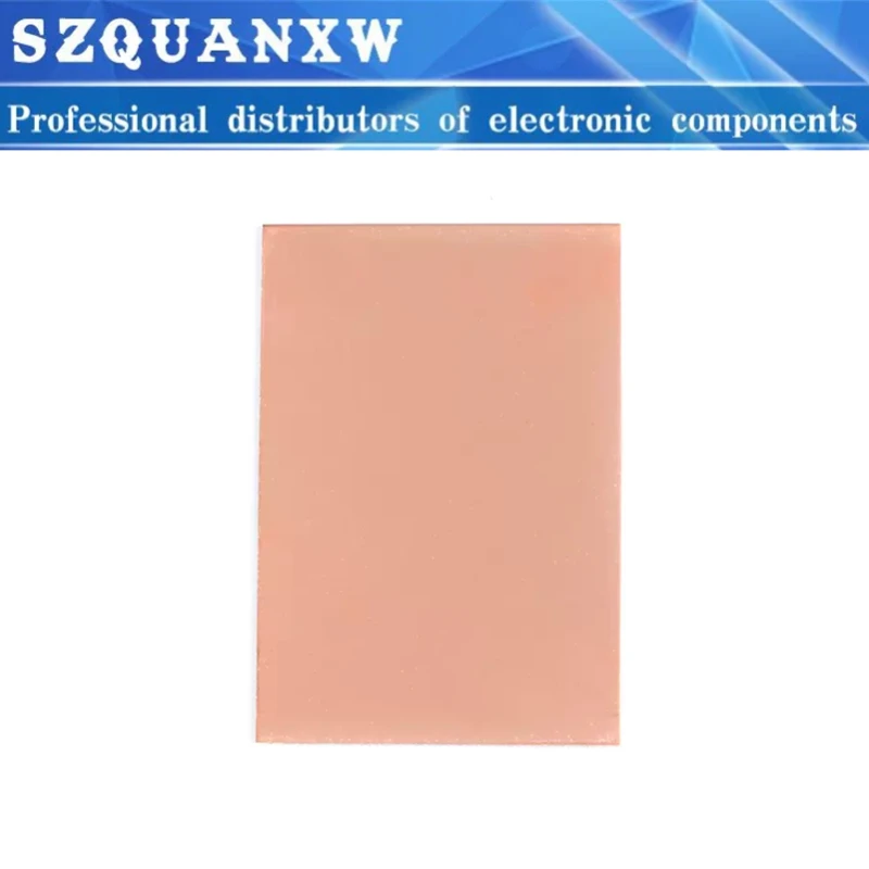 단일 측면 구리 클래드 플레이트 DIY PCB 키트, 라미네이트 회로 기판, 유리 섬유 소재, 범용 보드 PCB, 7x10cm, 5 개