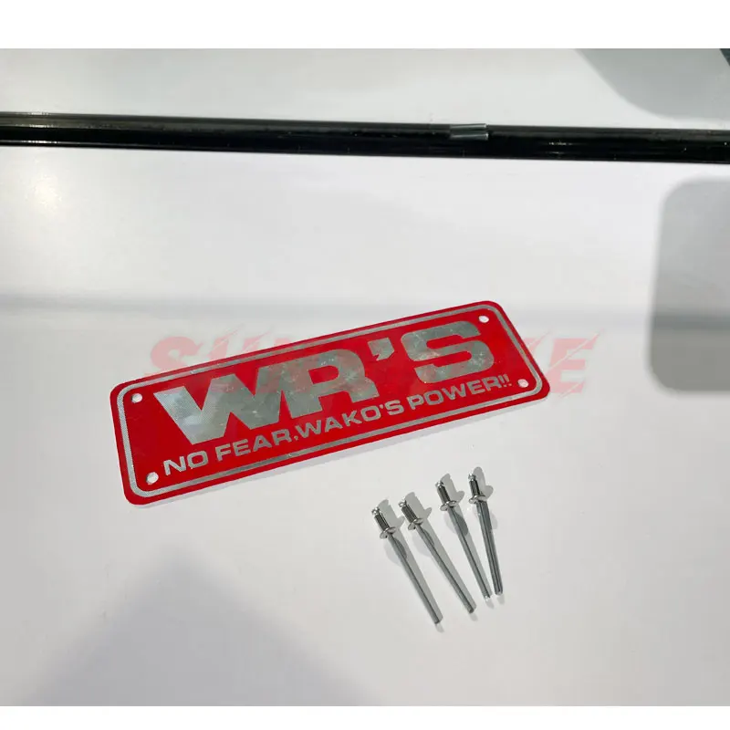 Exhaust Motorcross Moto Accessories Motorcycle Aluminum Alloy Sticker Pipe Modified For Universal WR'S Stickers Real Picture motorcycle stickers motorcycle helmet stickers motorcycle tank sticker motorcycle accessories