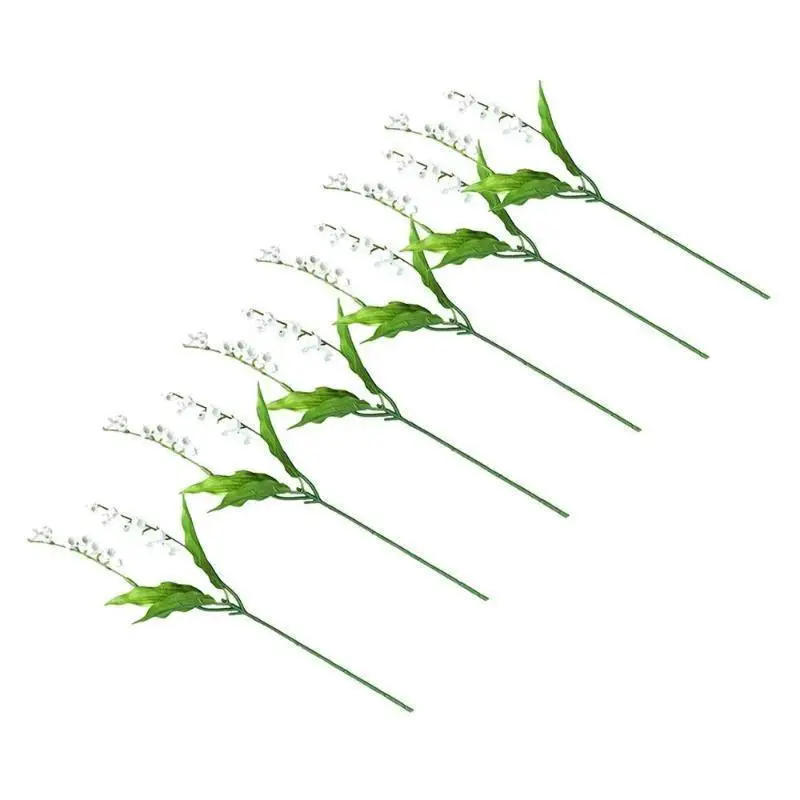 Simulated Lily Bouquet Wedding Ceremony Bridal Lily Holding Flowers Home Festival Party Decor White Lily Flowers Photo Props