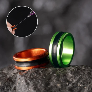 Alloy Fishing Line Dragger Ring – Anti-Slip Quick Release Line Puller 1