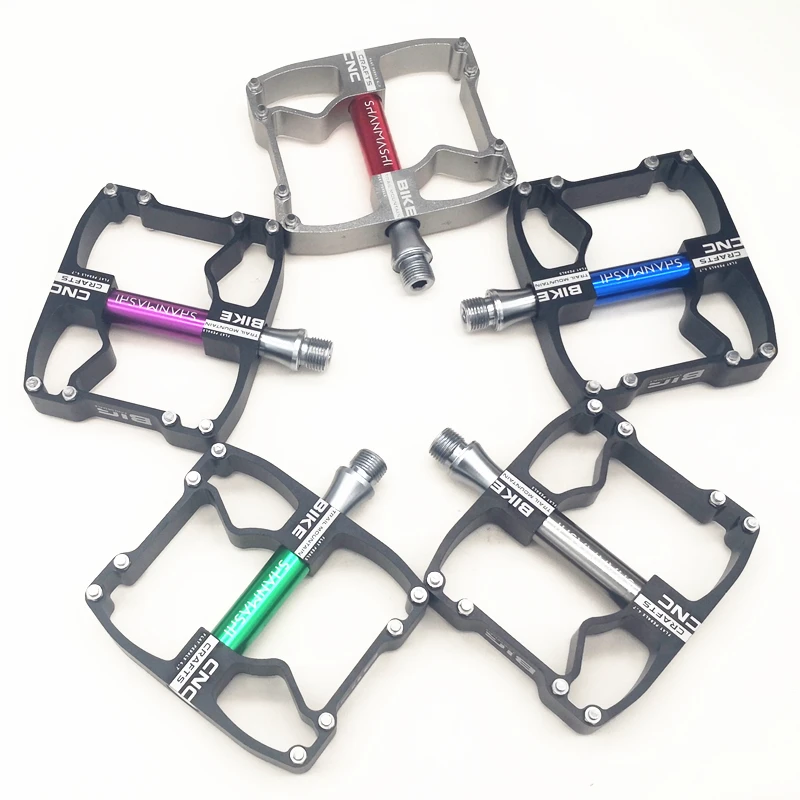 

New bicycle pedal mountain bike pedals BMX fixie bike footrest 4.7 big flat ultralight Aluminum alloy CNC cycling MTB pedal