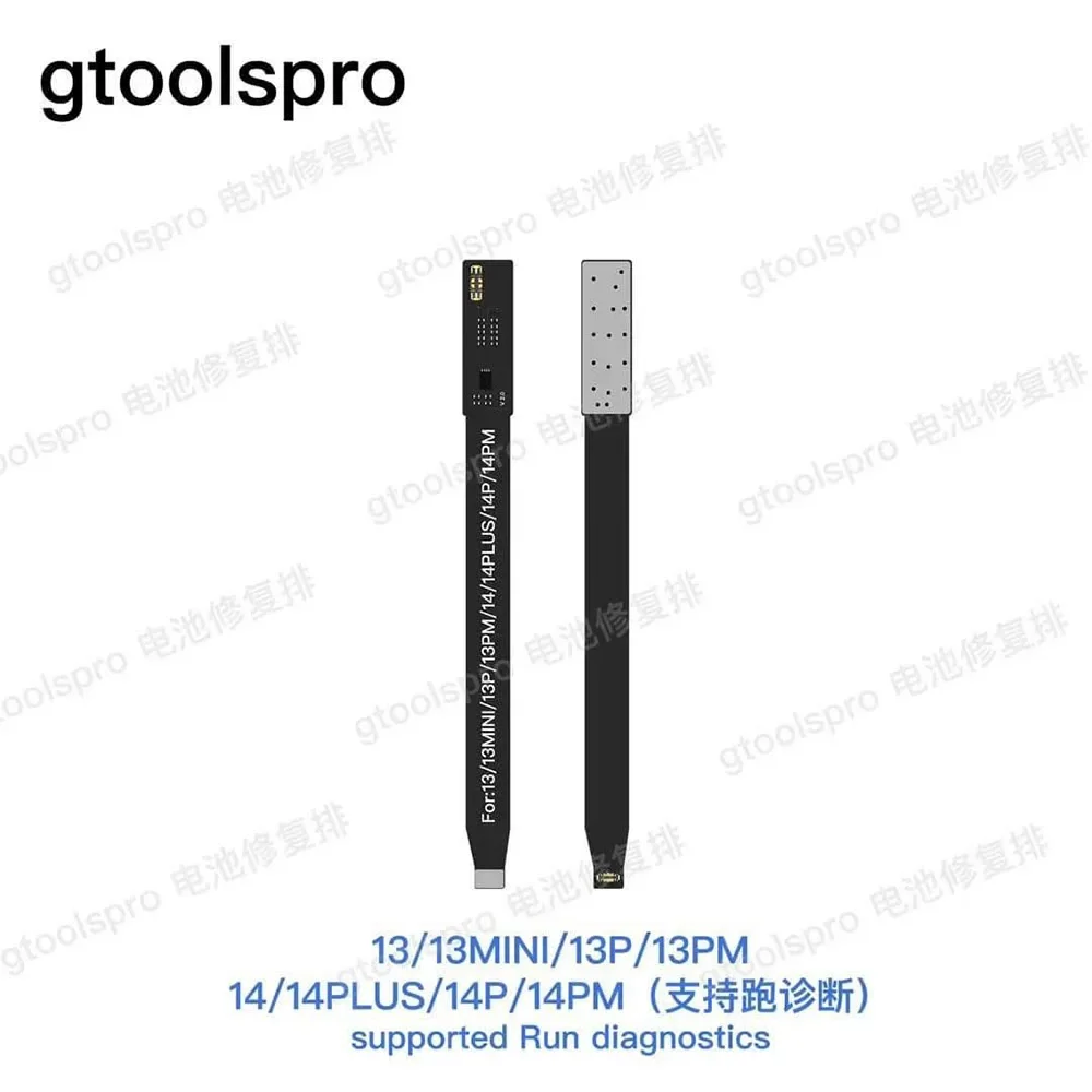 Gtoolspro 배터리 진단 플렉스 케이블 100% 건강 수리 지지대, iOS 18 시스템, 아이폰 12, 13, 14, 15 프로 맥스용, 플래시 불필요