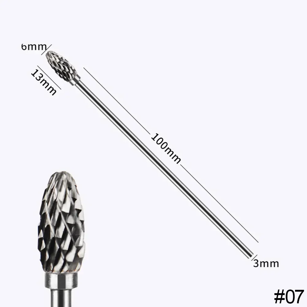 10cm Double Groove Tungsten Carbide Rotary File for Woodworking and Polishing