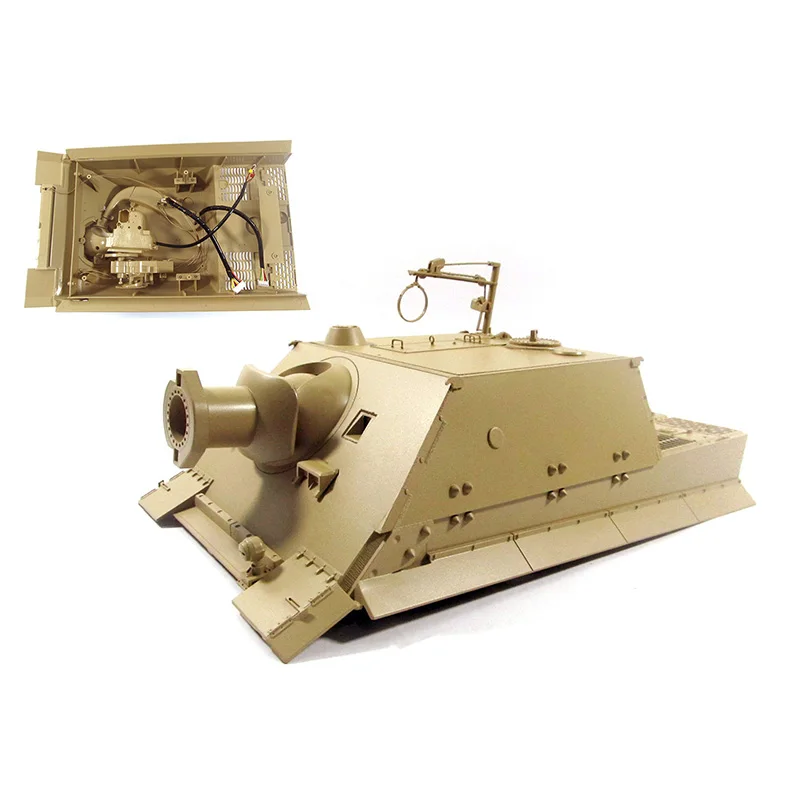 Détail de la coque supérieure MF3016 pour Sturmtiger RC Tank, pièce de rechange Panzer