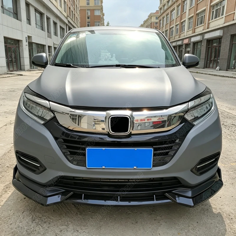 혼다 HRV HR-V 2019 2020 자동차 프론트 범퍼 립 스포츠 레이싱 프론트 턱 스포일러 바디 개조 키트