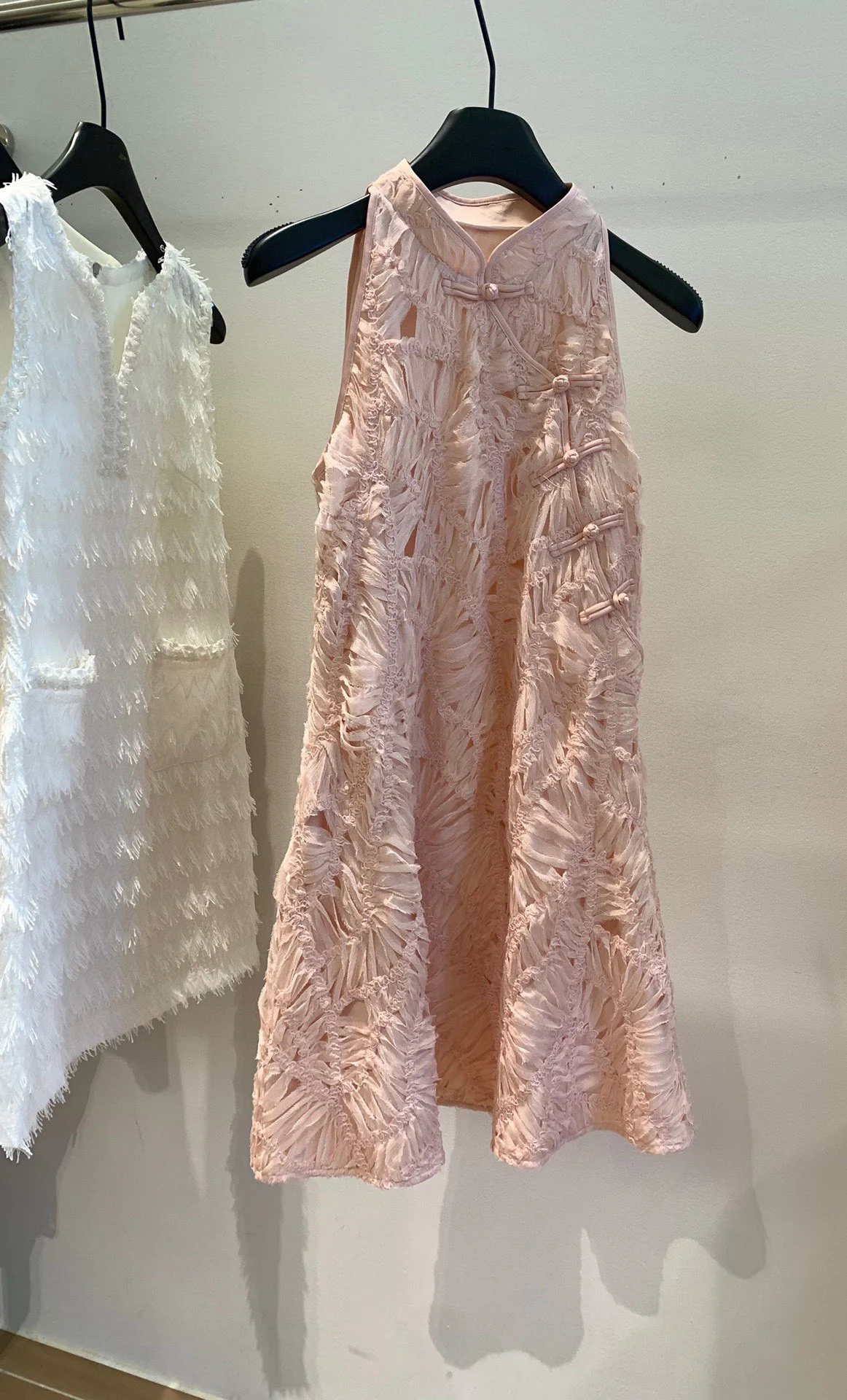 

2023Halter-neck vest dress, Chinese design style sweet lady type new Chinese style simple fashion7.7