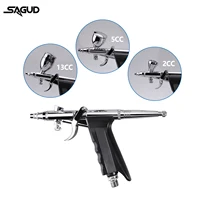 SAGUD Professional Airbrush Kit 0.3/0.5/0.8mm Nozzle Needle Accessories Suitable for Nail Art Tattoo Car Model Spray Painting 2