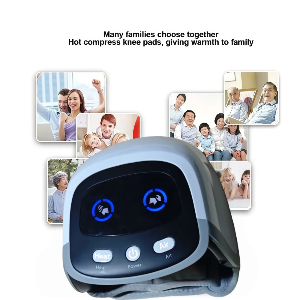 Electric Infrared Laser Heating Therapy Knee Massager Physiotherapy Cold Knees Pain Relief Kneecap Rehabilitation Tool