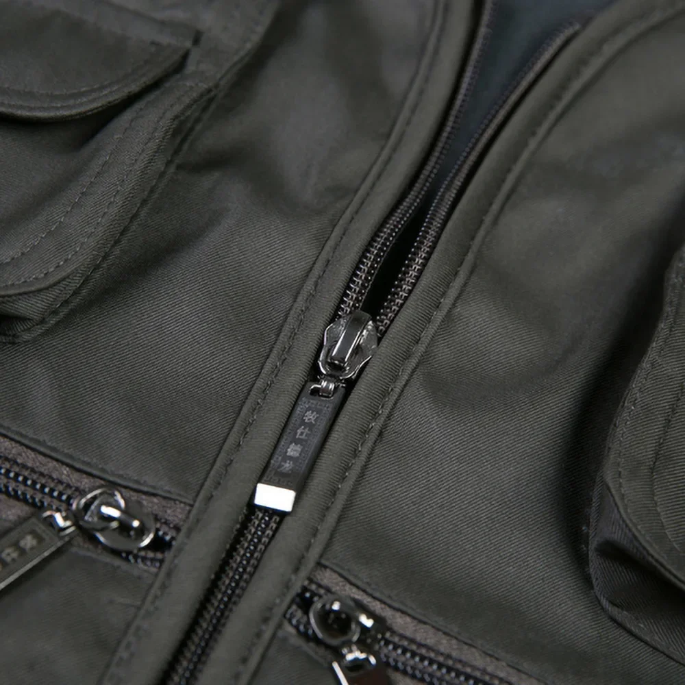Men Multi-Pocket Classic Waistcoat Sleeveless Coat Work Vest Photographer Tactical Mesh Jacket fashionable vests,sleeveless vests,sleeveless vest