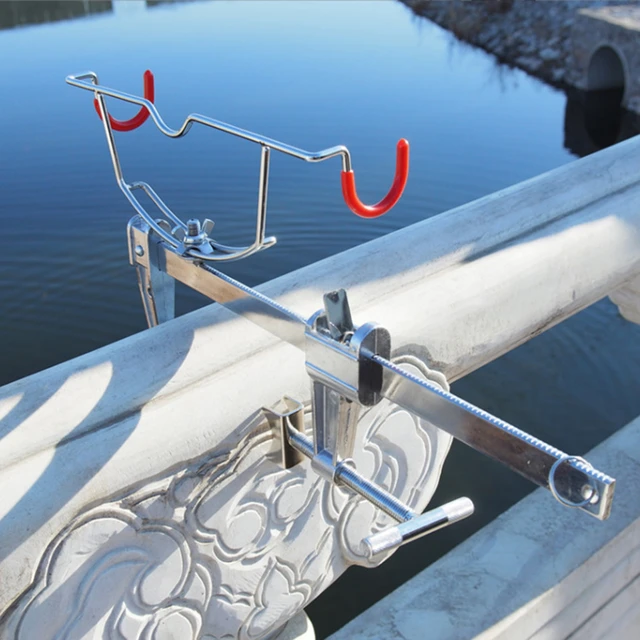 Fishing Rod Holder Adjustable 360-degree Bridge Clip Boat Mount Clamp-on  Fish Rods Holders Bracket for Black Type 4 - AliExpress