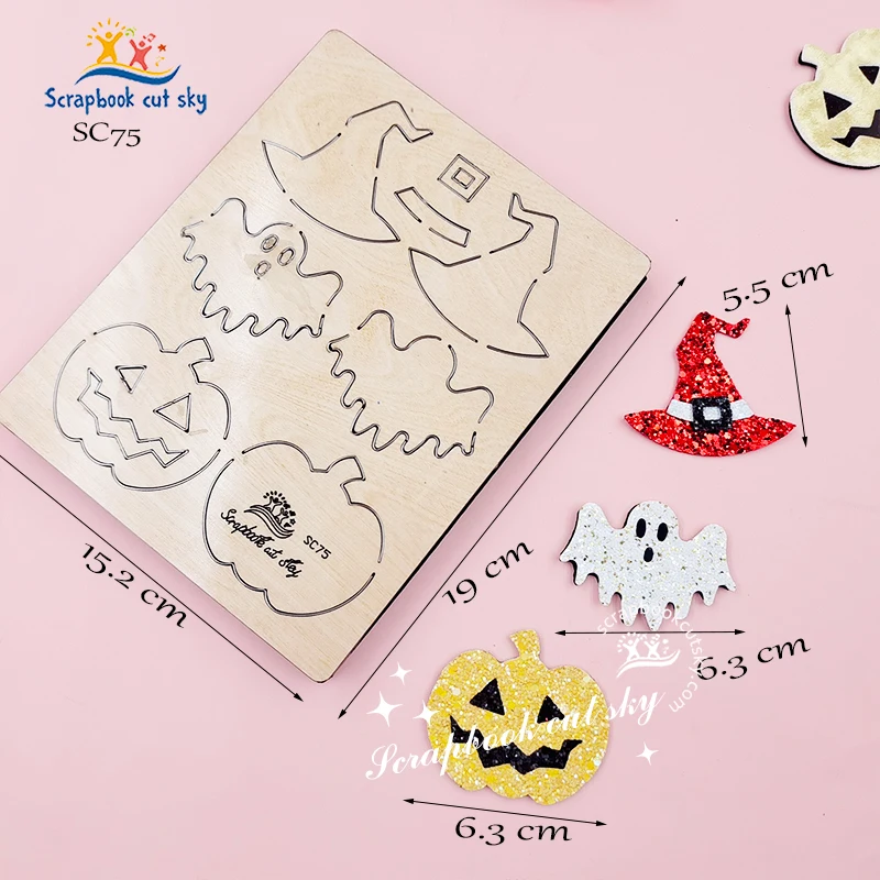 Christmas Series Wooden Cutting Knife Die, Scrapbook CutSky-SC75, Used with the Machine