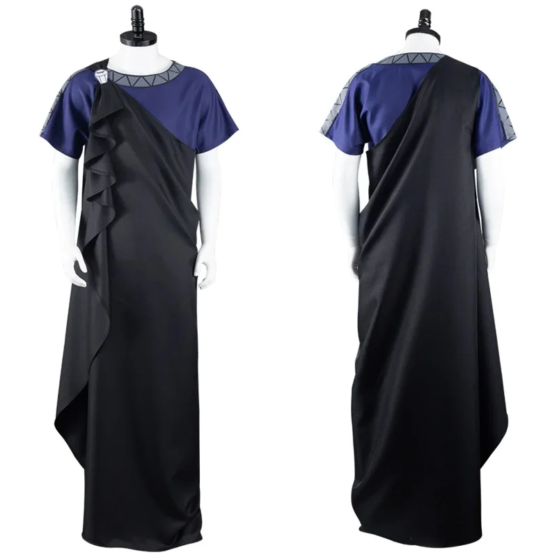 

Anime Hercules Hades Cosplay Costumes Adult Men Robe Outfits Halloween Carnival Suit