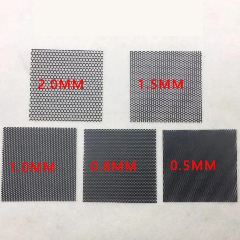 T8WC 30cm DIY PC Case Dust Mesh Filter PVC Dustproof Mesh Filter Cover Black Computer 2
