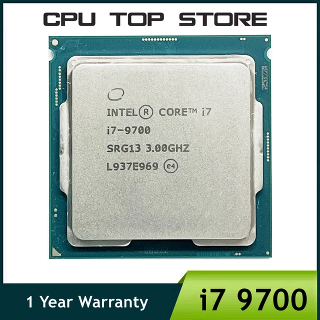 Used Intel Core i7-9700 i7 9700 3.0GHz Used Eight-Core Eight-Thread CPU  Processor 12M 65W LGA 1151