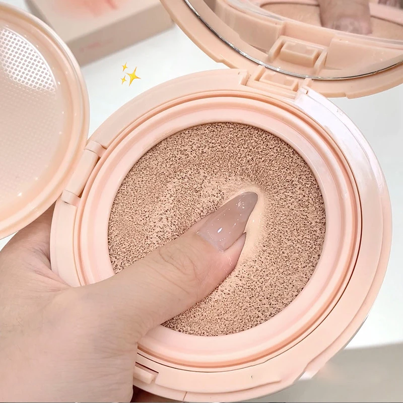 20g Matte Nude Air Cushion Silky Smooth Girl Feeling Concealer Long Lasting Makeup Holding Moisturizing Foundation Cosmetics 3