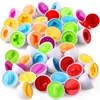 4pcs Smart Egg Matching Toys Children Early Educational Montessori Learning Toys Color Shape Vehicle Vegetable Cognition Toy DDJ 3