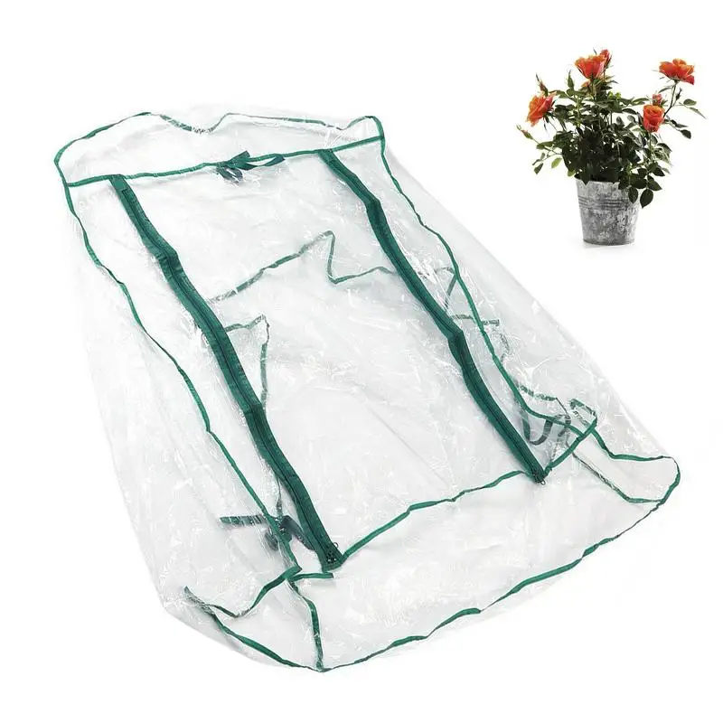 Green House Cover For Plants Greenhouse Replacement Cover With RollUp