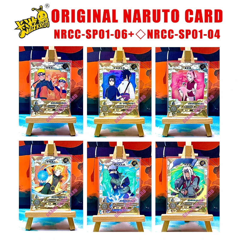 

Kayou Naruto Cards Ninja Age NRCC SP 001-006 Rare Collection N Edition Uzumaki Naruto Sasuke Japanese Anime Game Toy Card Gift