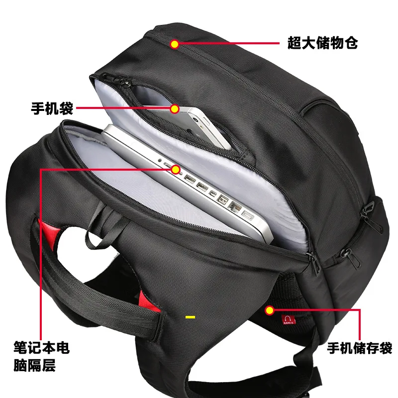 Waterproof Laptop Backpack with USB Charging for Men and Women