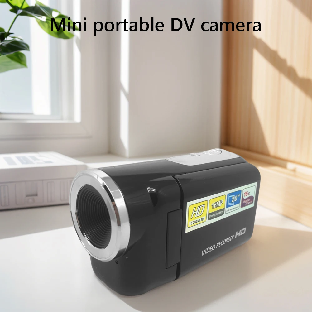 USB 케이블이 포함된 16MP 720P 휴대용 DV 캠코더 디지털 캠코더 2.0인치 TFT 컬러 스크린 학생 청소년을 위한 16X 디지털 줌