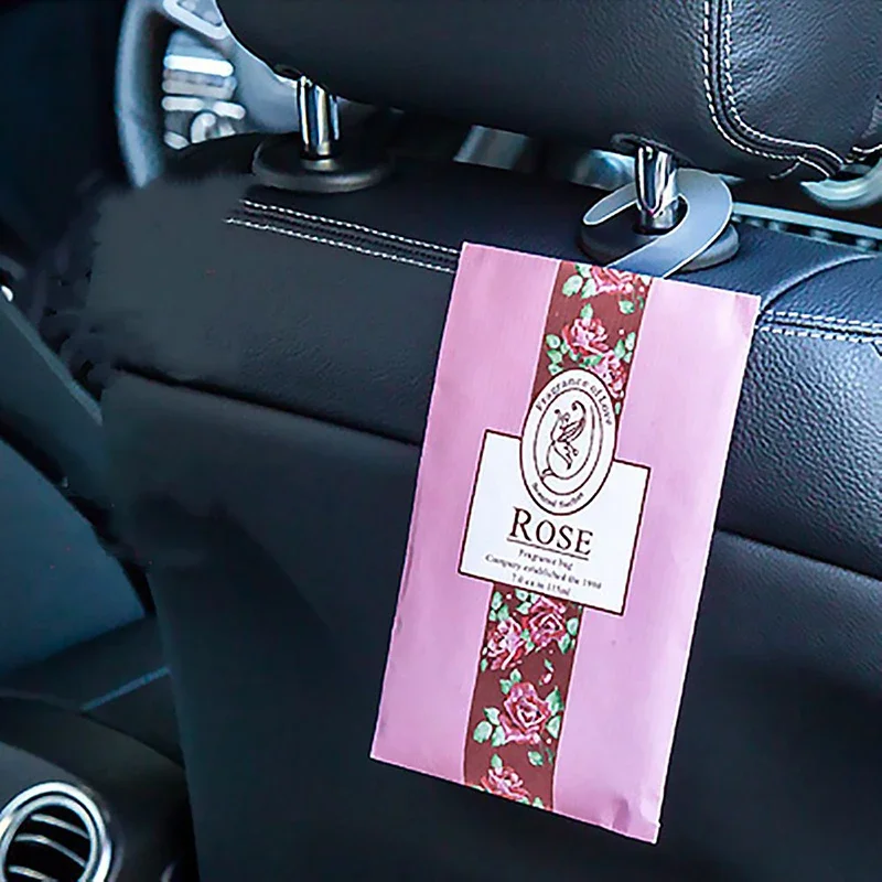 Natural Sachet Aromatherapy Bag Hanging Fragrant Sachet For Wardrobe Closet Car Fragrance Air Freshening Home Supplies 3/6pcs