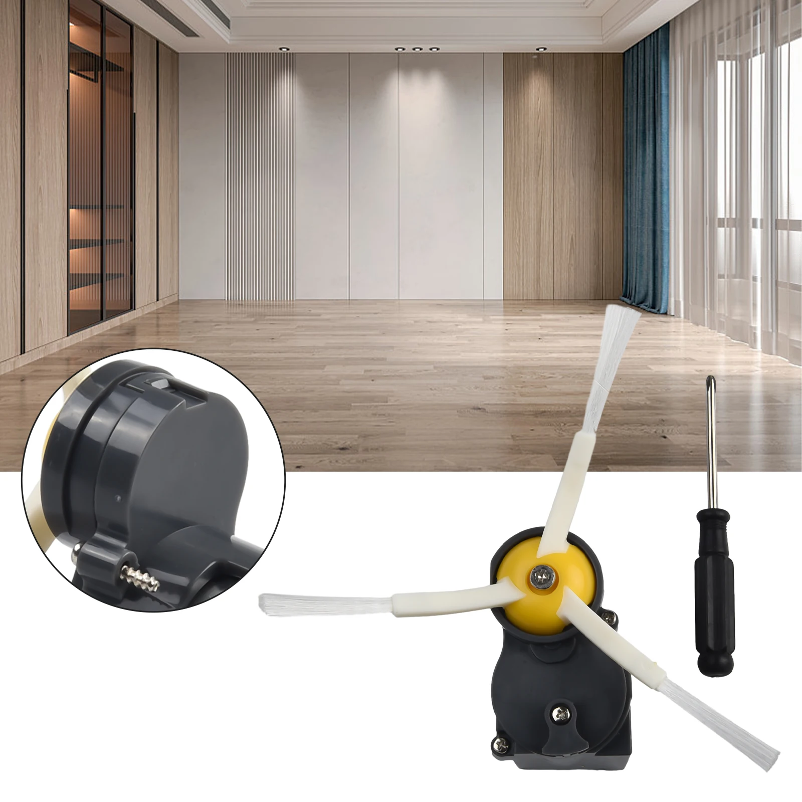 household cleaning side brush motor screwdriver side brush motor module household non slip robot vacuum cleaners Household Cleaning Side Brush Motor Side Brush Motor Module Robot Vacuum Cleaners For Roomba 600 700 800 Series
